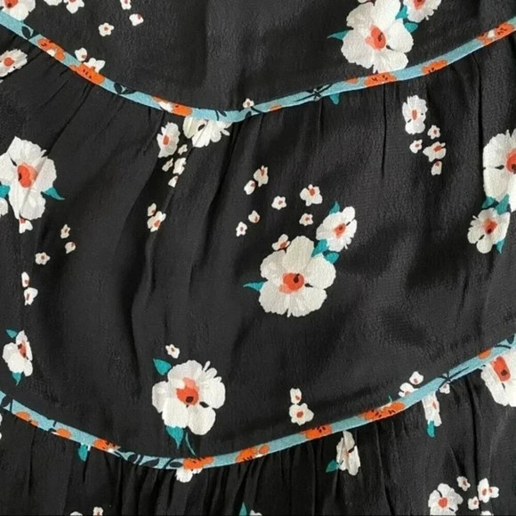 NEW BA&SH Bia floral print crepe mini skirt - Picture 10 of 13